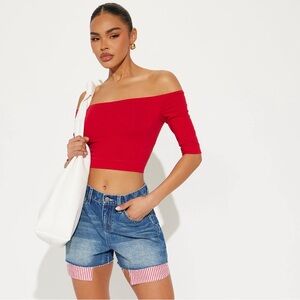 Fashion Nova Blue Jean Shorts